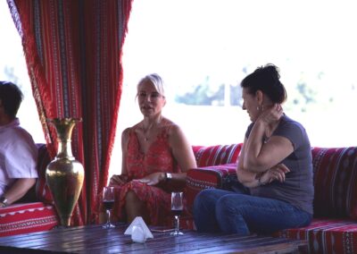 ActionFlight Champagne balloon breakfast in the majlis