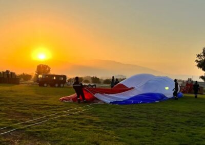 Hot Inflation Sunrise