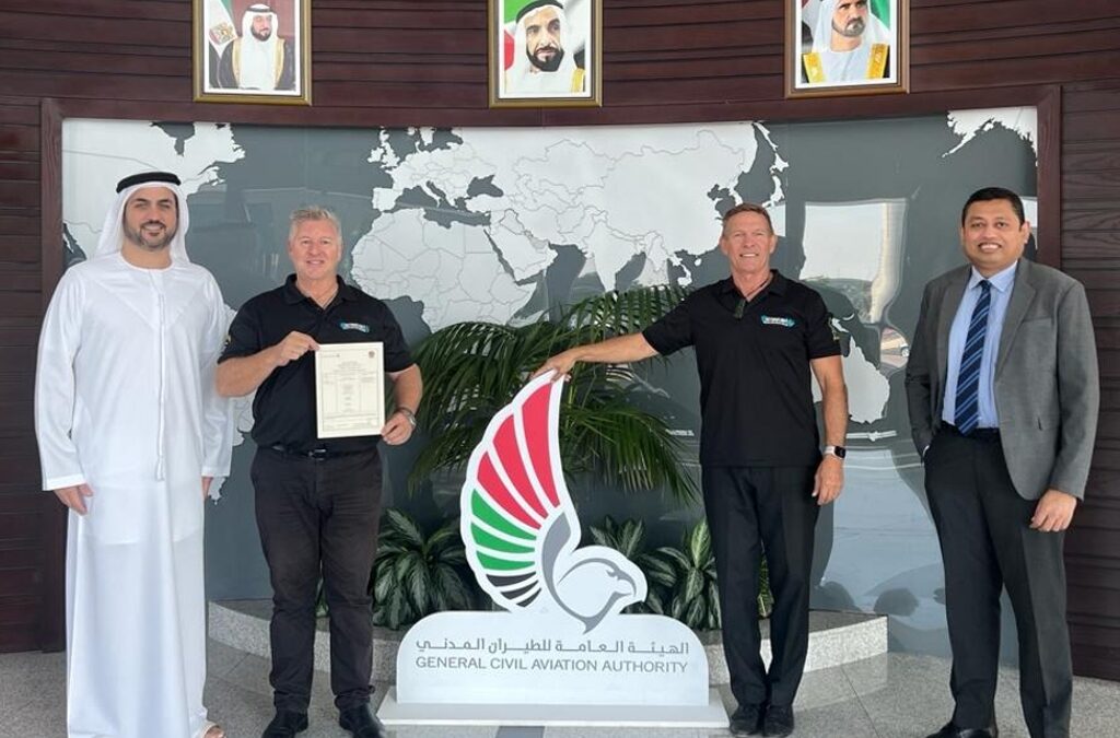 We are now officially flying