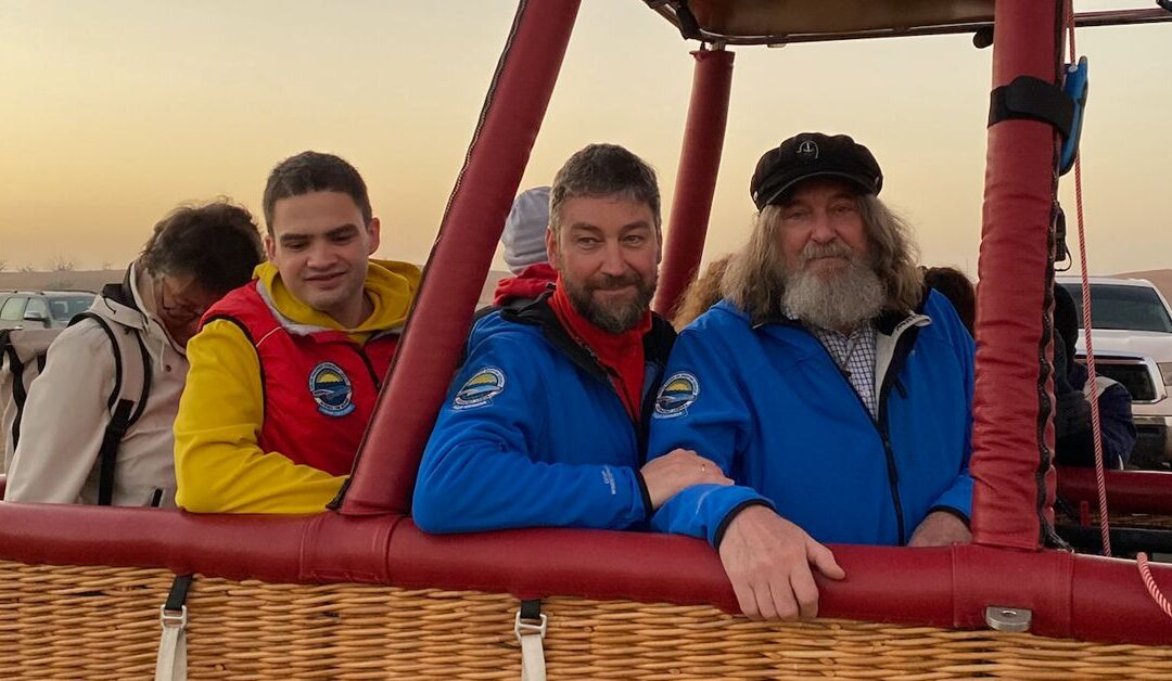 World famous explorer Fedor Konyukhov flies with ActionFlight in Ras Al Khaimah