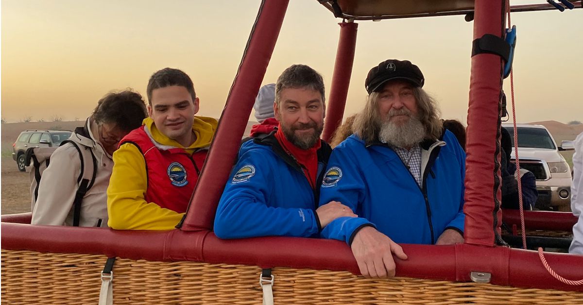 World famous explorer Fedor Konyukhov flies with ActionFlight in Ras Al Khaimah