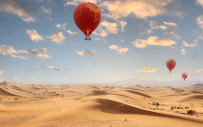 You can now float across the Ras Al Khaimah desert in a hot air balloon